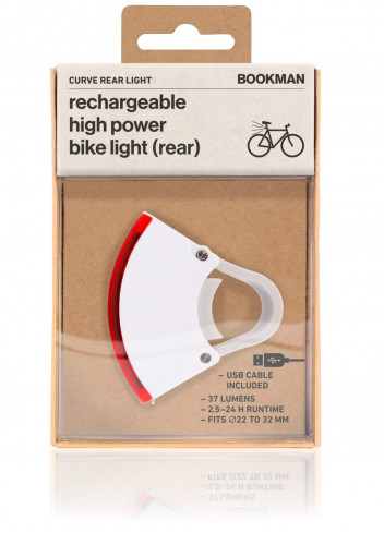 Éclairage vélo arrière Curve - Bookman