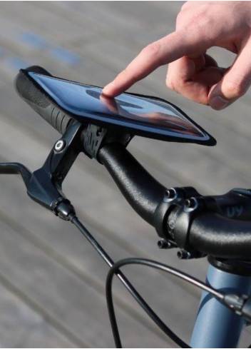Sacoche De Cadre étanche SAYSO - Support Téléphone Pour Vélo - Noir