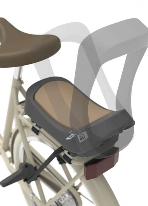 Siège Vélo Enfant Urban Iki U-me - Montage Tige De Selle, 9 Mois à 6 Ans, Confort Et Sécurité