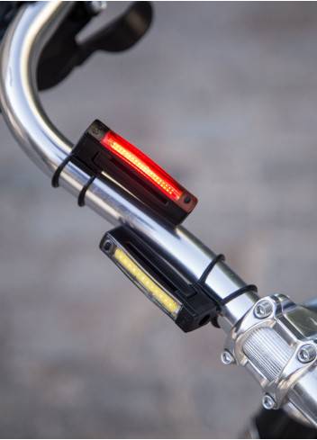 Kit D'éclairage Avant Et Arrière pour Vélo, Ensemble de Phares Et de Feux  Arrière de 12 à 72 V avec Avertisseur Sonore pour Bicyclette, Outils de