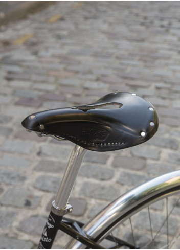B17 Carved leather bike saddle - Brooks