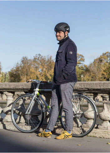 Casque vélo Hyban 2.0 visière et LED - Abus