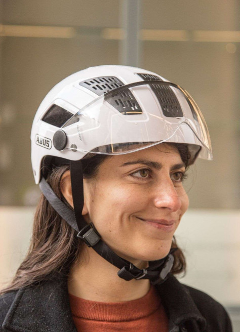 Hyban 2.0 Ace Bike Helmet With Integrated Visor And Light - Abus