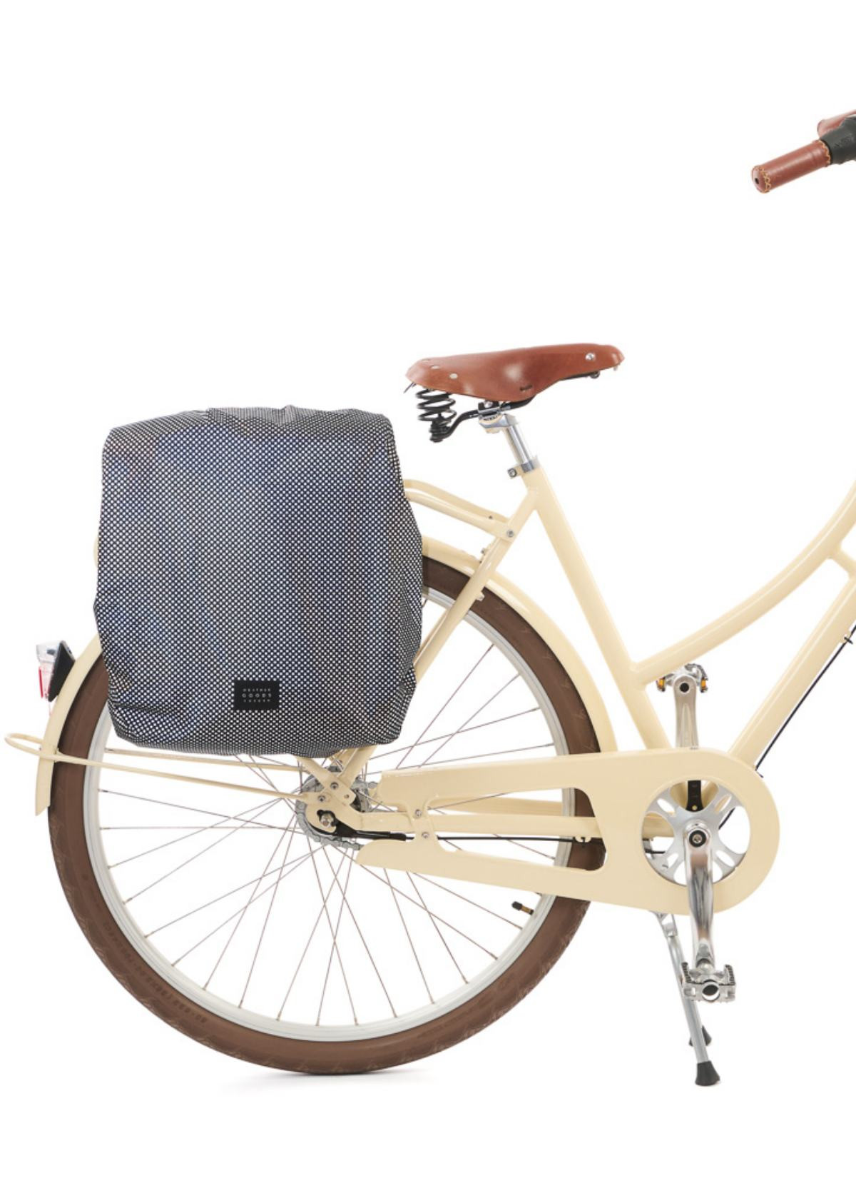 Housse de pluie fiable et filet à bagages pour paniers de vélo