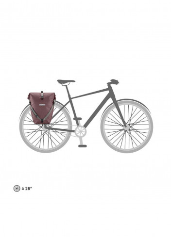 Sacoche vélo étanche porte-bagages BackRoller Urban - Ortlieb