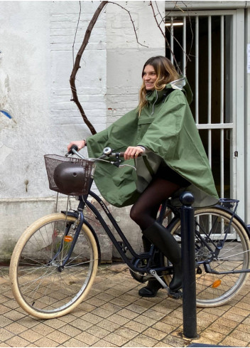 Cape de pluie vélo - Le Temps des Grenouilles