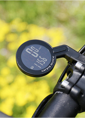 Compteur vélo Quick avec support - Cateye
