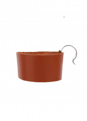 Leather bicycle cup holder - Kikkerland