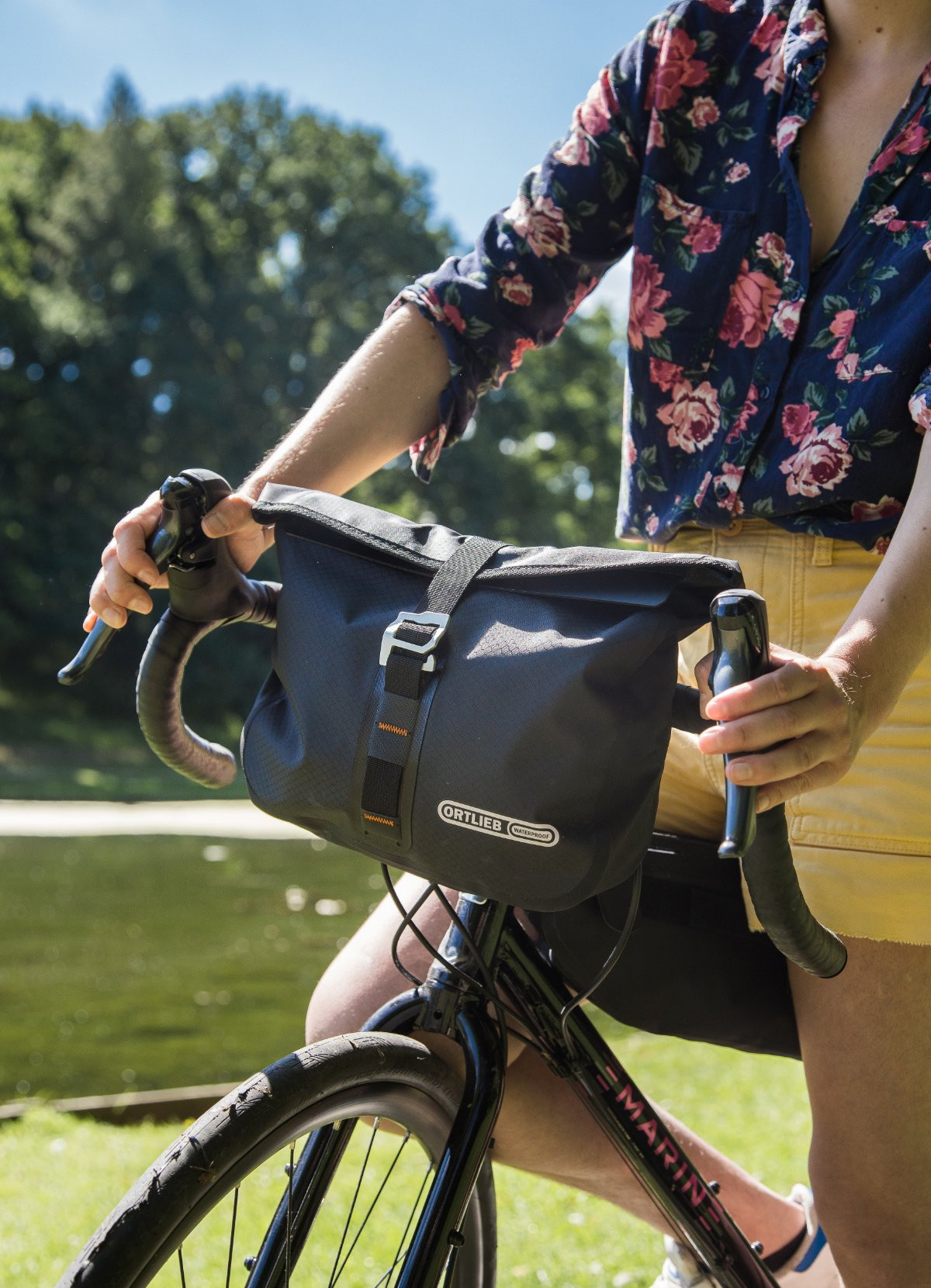 Acheter Petit sac de guidon de vélo, sacs de vélo avant pratiques, pochette  de rangement pour guidon avec bandoulière, petit sac de baril de vélo de  route de montagne