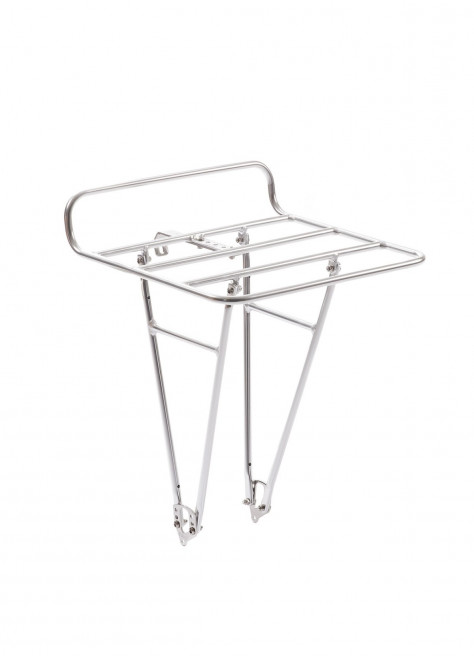 Porte-bagages Avant Vélo En Aluminium – Noir – Support Panier Pour VTT, City Bike – Neuf