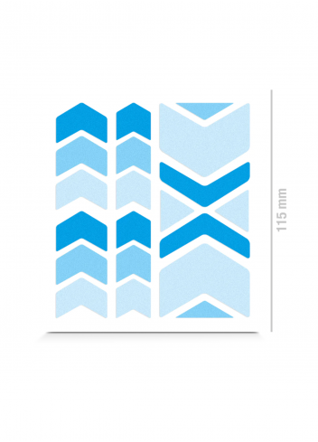 Reflective chevron bike stickers - Reflective Berlin