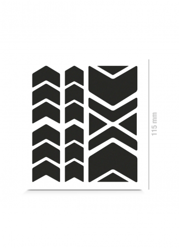 Reflective chevron bike stickers - Reflective Berlin