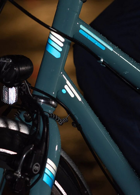 Line reflective bike stickers - Reflective Berlin