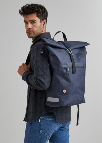 Recycled polyester bike backpack - Faguo