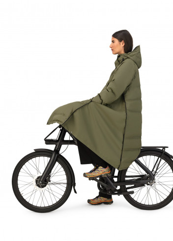 Doudoune vélo longue avec couvre-jambes - Maium