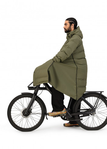 Doudoune vélo longue avec couvre-jambes - Maium