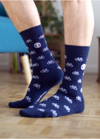 Bicycle socks made in France - Tranquille Émile