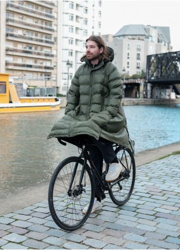 Long cycling jacket with leg cover - Maium Amsterdam