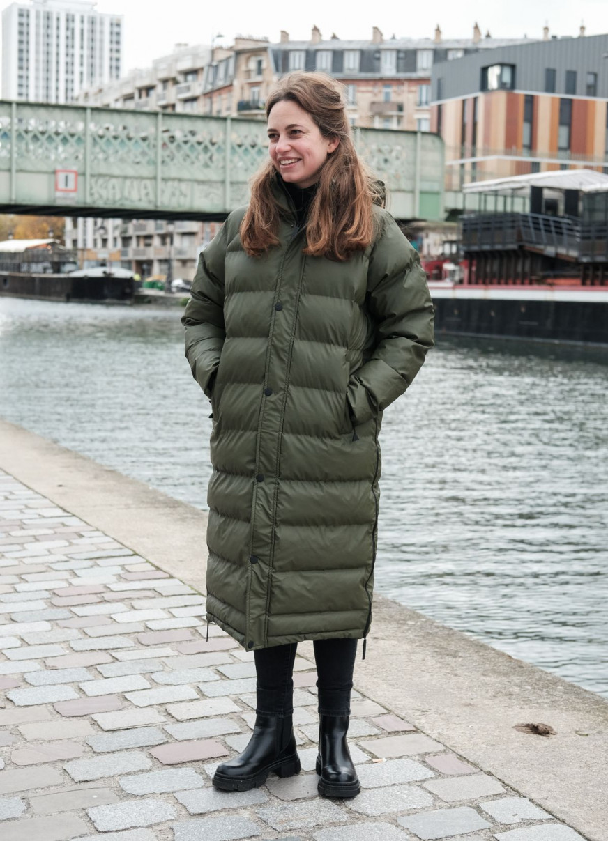 Long cycling jacket with leg cover - Maium Amsterdam