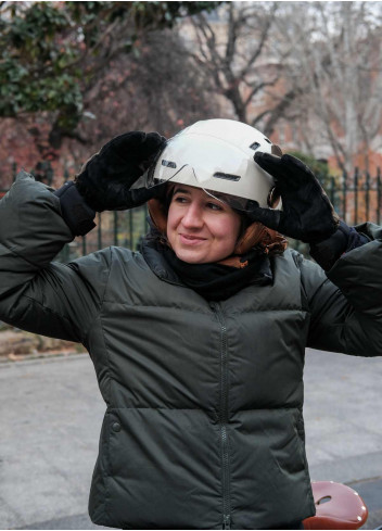 Cadence bicycle helmet with visor - Marko