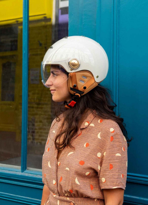 casque velo avec visiere